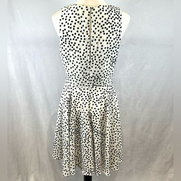 41 Hawthorne black and white sugar polka dot print flowy dress size medium - Picture 4 of 6